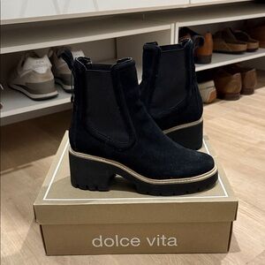 Dolce Vita Black Ankle Booties
